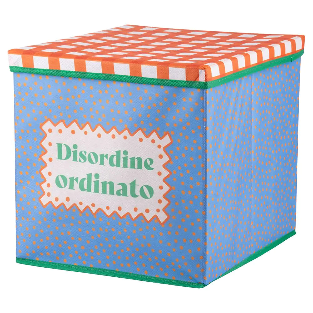 Cubo contenitore multiuso con coperchio