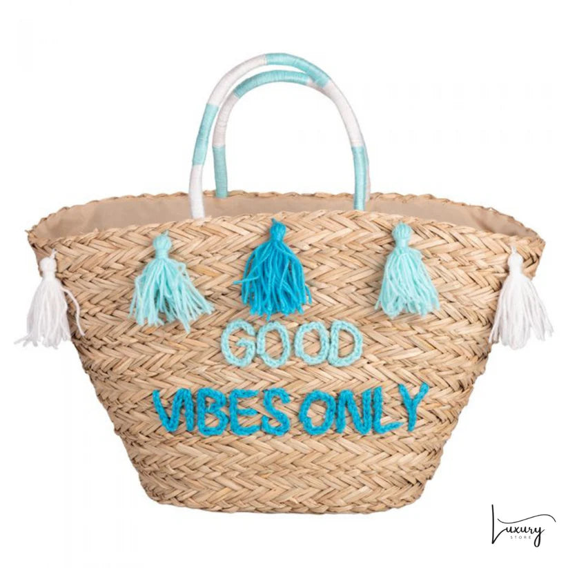 Borsa summer time nappine blu e turchese more amor
