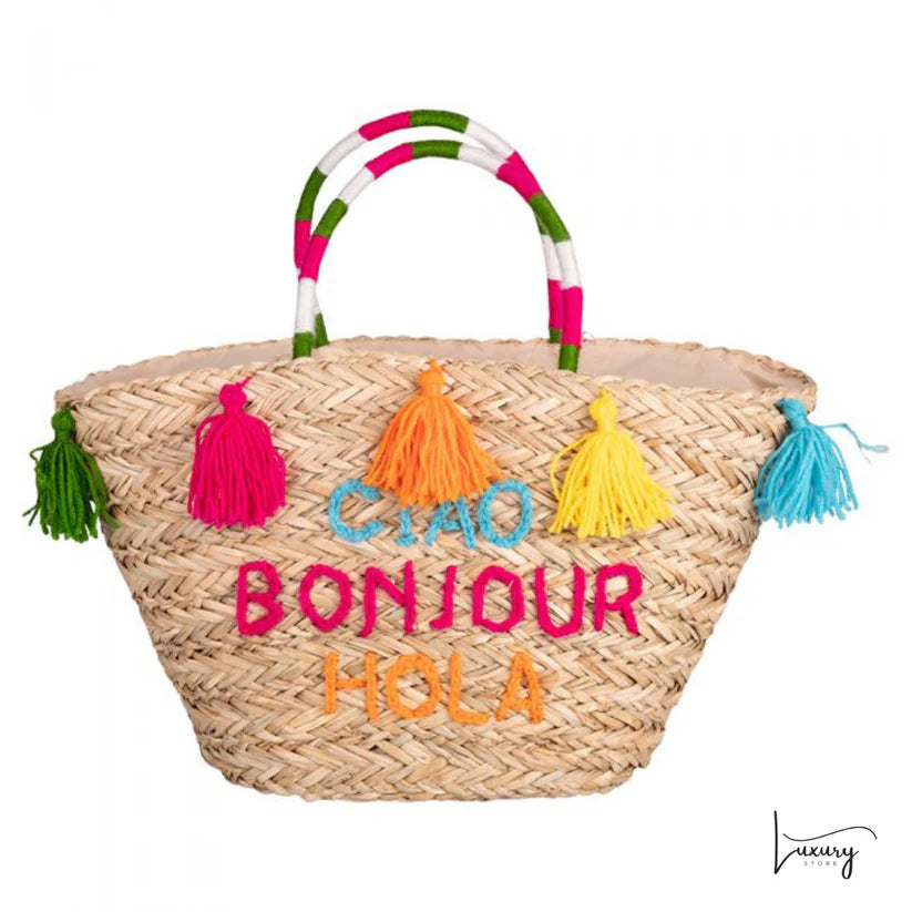 Borsa summer time con nappine multi color more amor