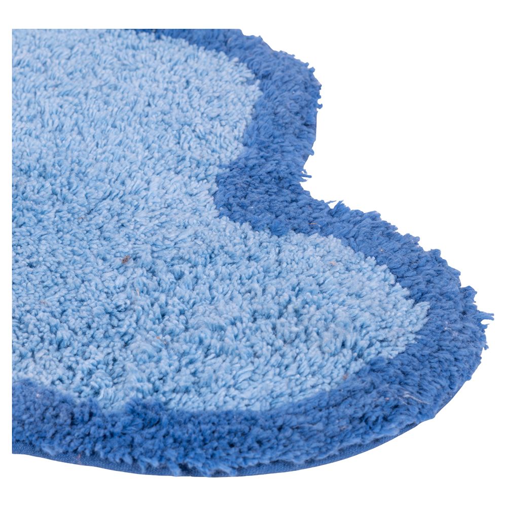 Tappeto bagno azzurro e verde more amor