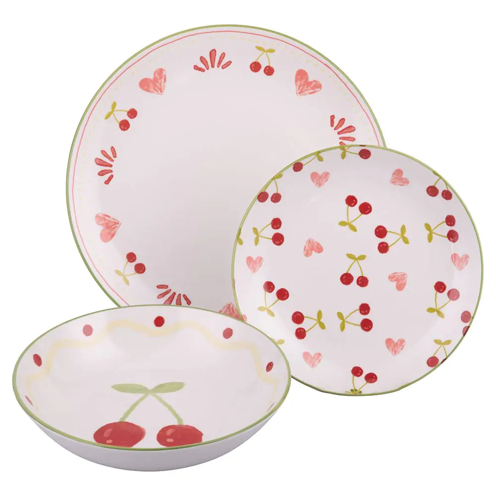 Servizio piatti 18pz Cherry