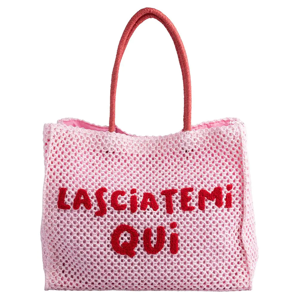 Borsa doppia impugnatura Lasciatemi Qui