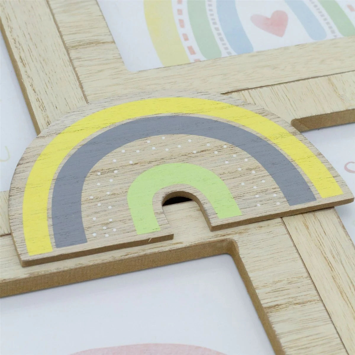 Cornice multipla da parete Rainbow