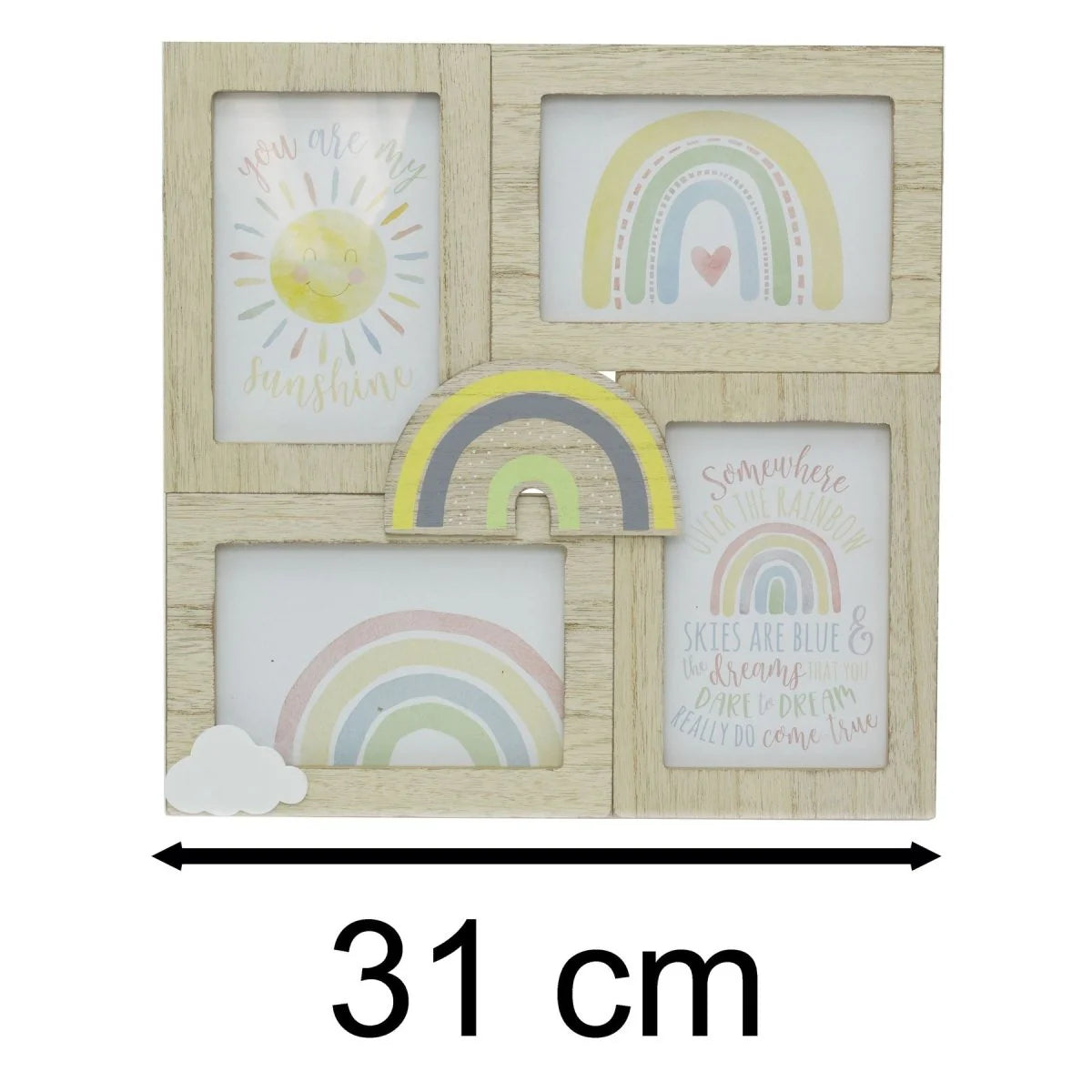 Cornice multipla da parete Rainbow
