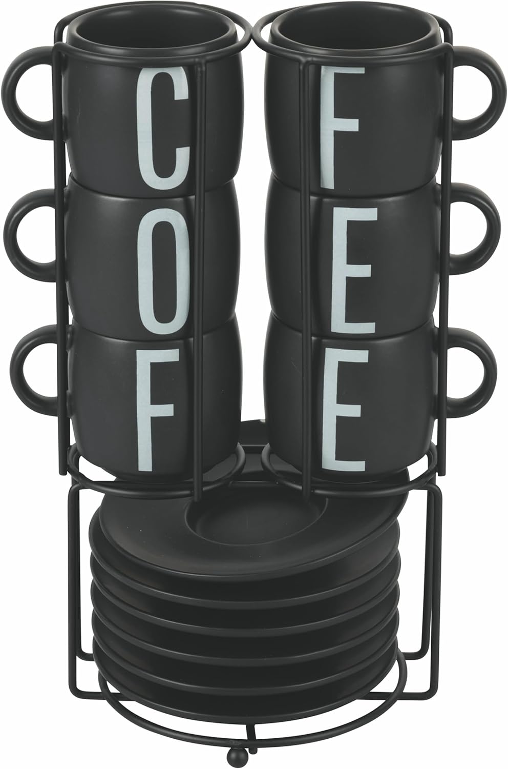 Set 6 tazzine caffè con stand Bigismore