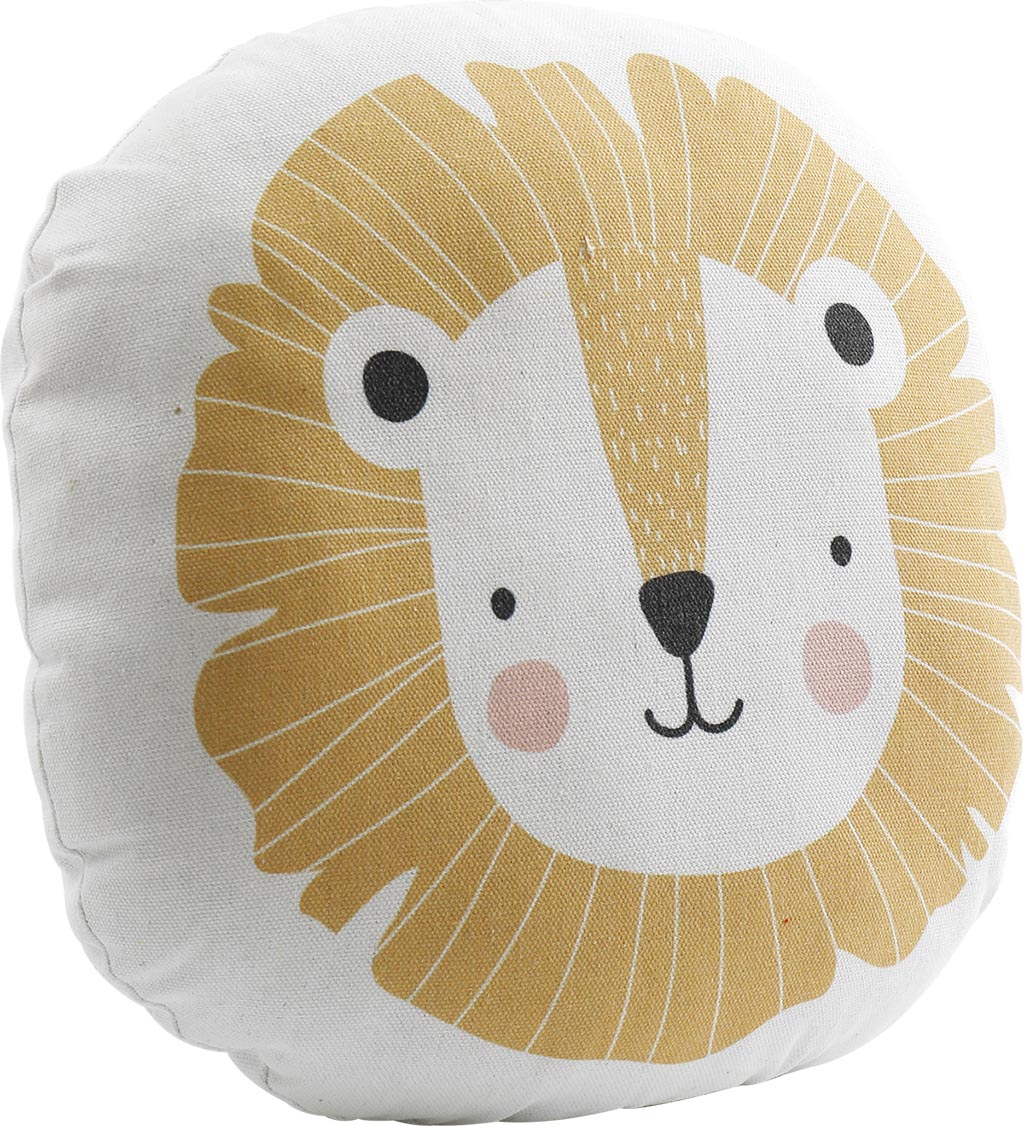 Cuscino tondo Leone