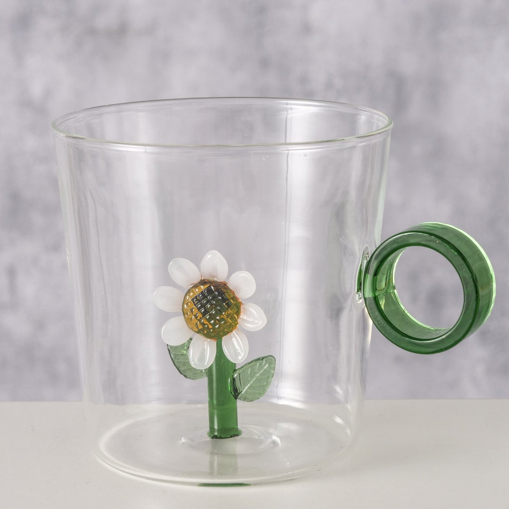Tazza  vetro Sunflower