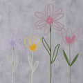 Stick fiore Blossom metallo