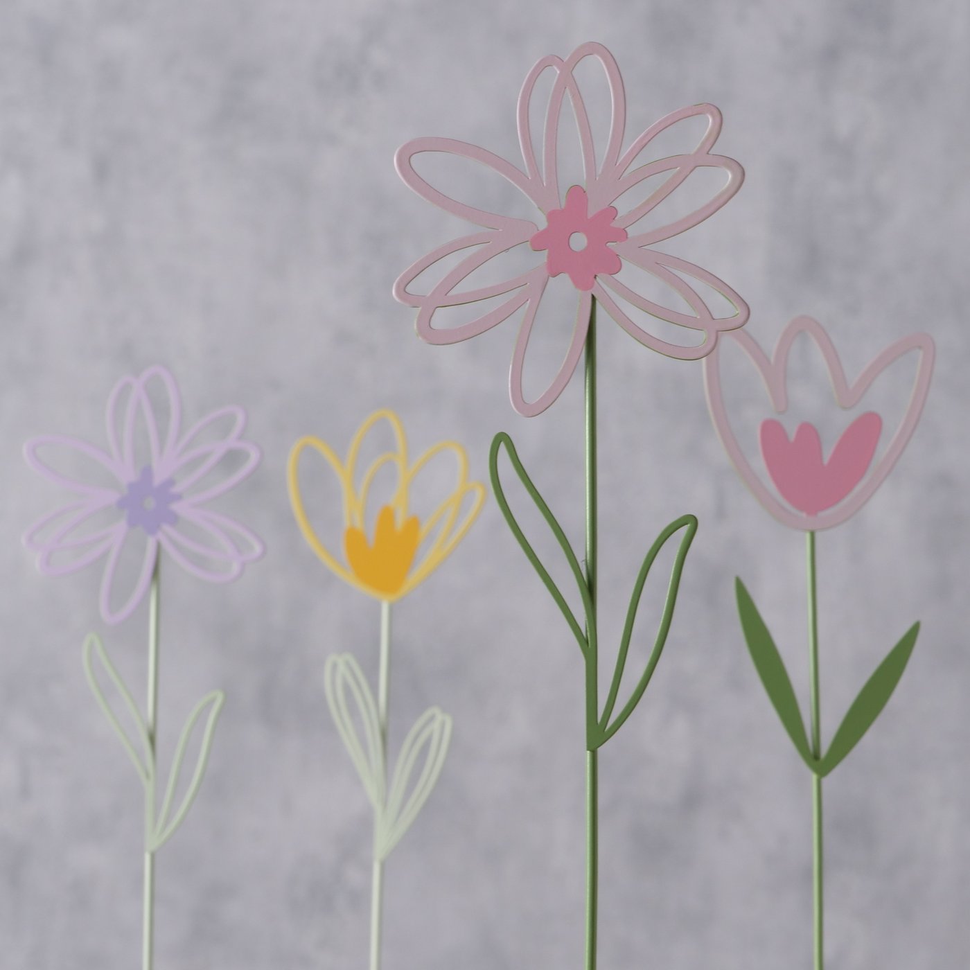 Stick fiore Blossom metallo