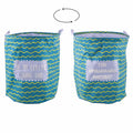 Cesto porta biancheria deco blu more amor