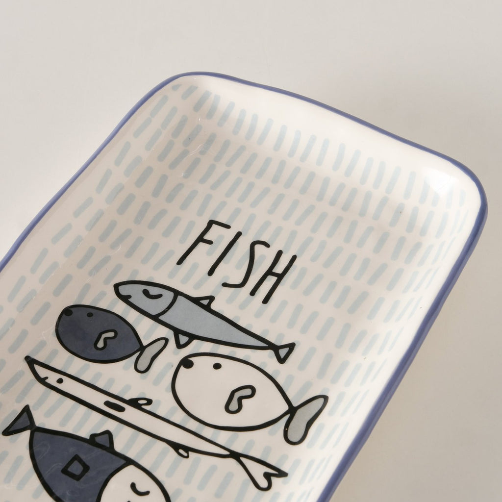 Piatto da portata set 2 pz Fish
