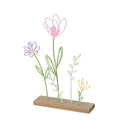 Oggetto decorativo fiori latta Blossom
