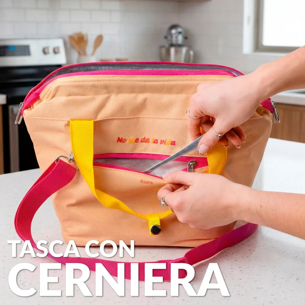 Borsa Termica Porta Pranzo "No Me Da La Vida"