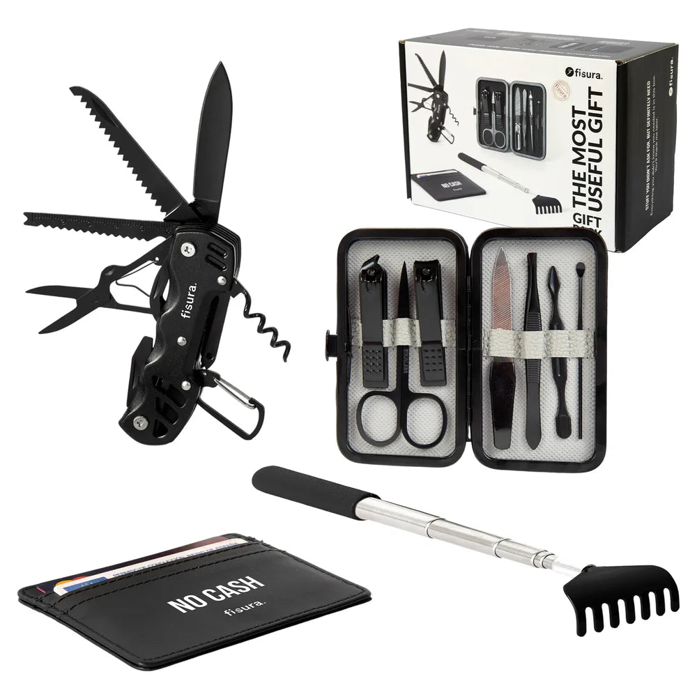 Pack Regalo "The Most Useful Gift" nero