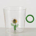 Tazza  vetro Sunflower