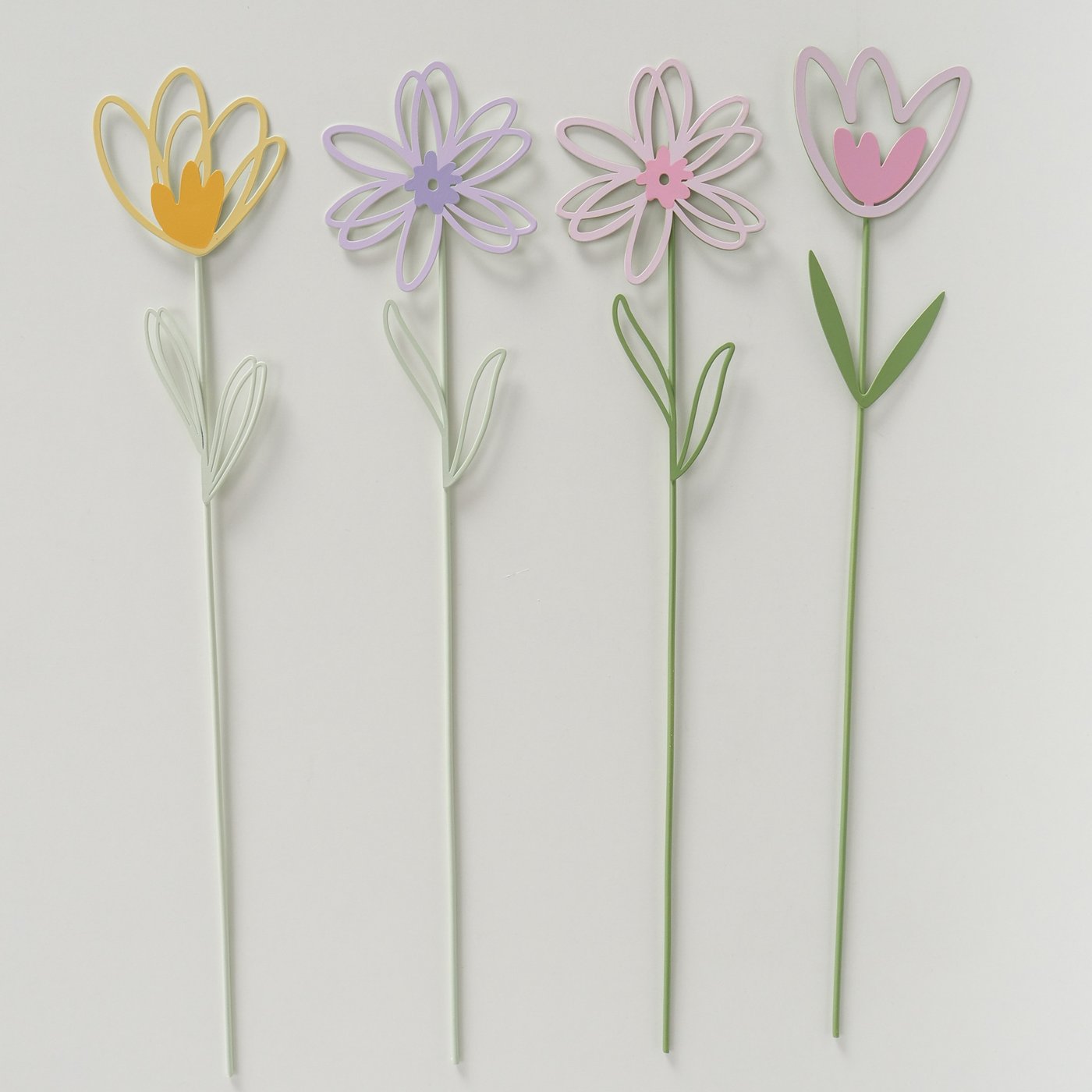 Stick fiore Blossom metallo