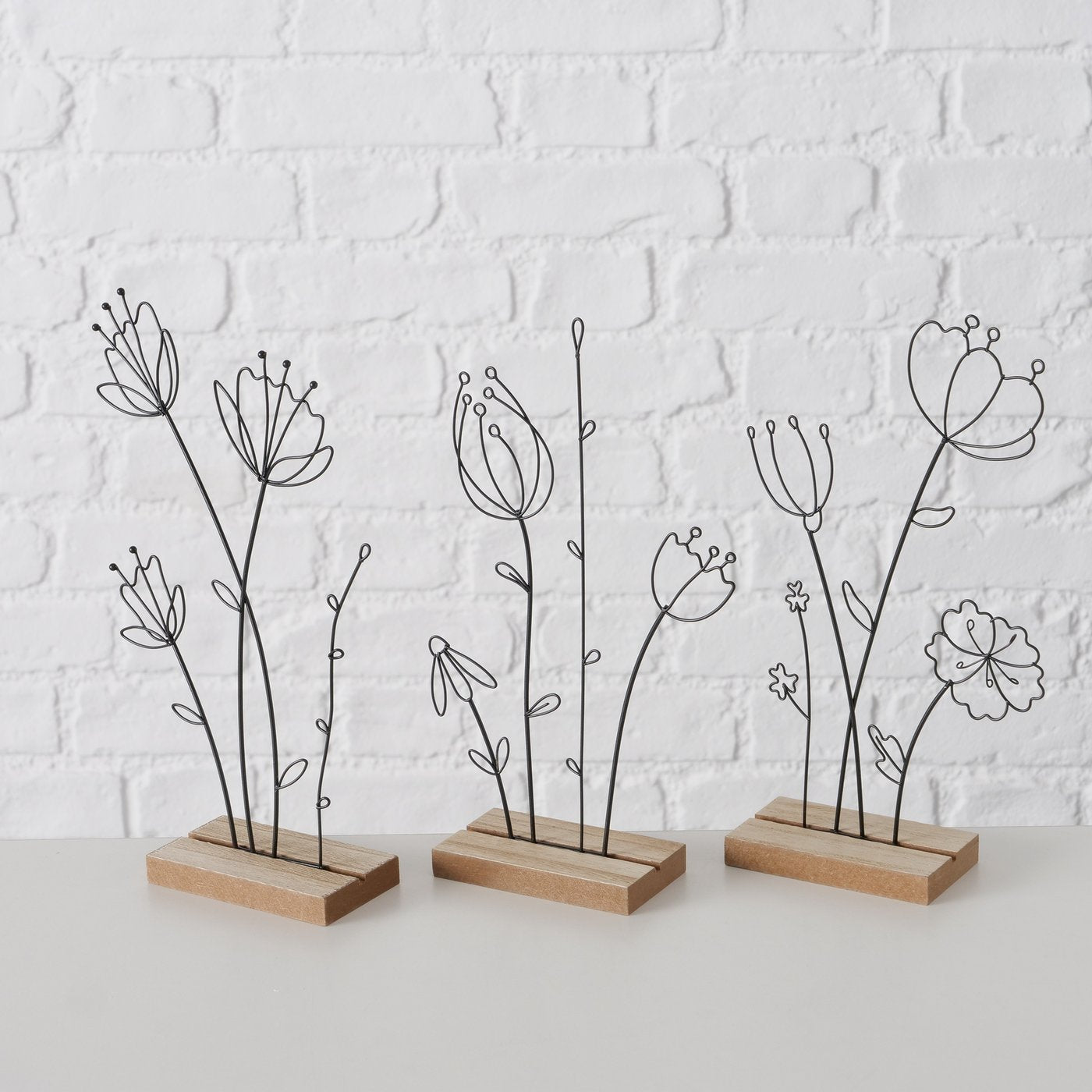 Oggetto decorativo Tulip 3 soggetti