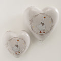 Set 2 cuori decorativi oca Goosie