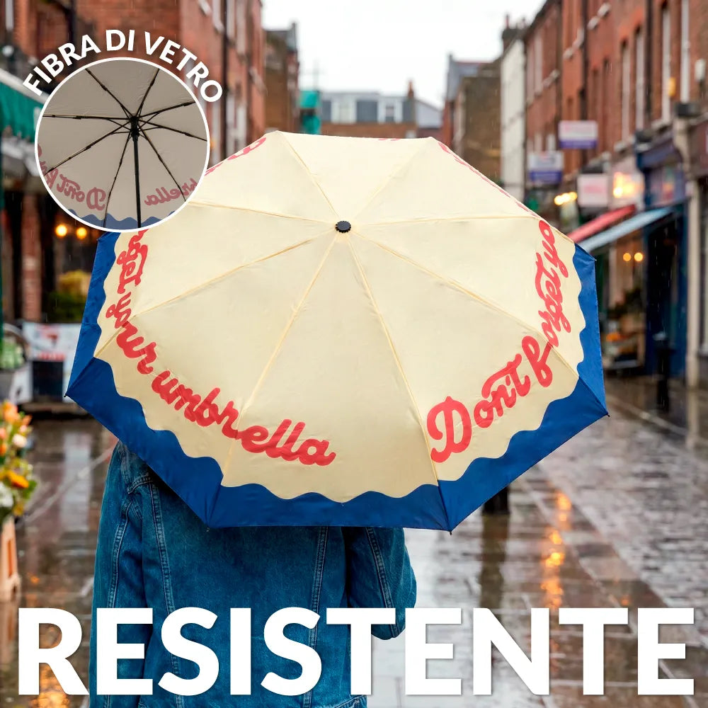 Ombrello pieghevole “Don’t forget your umbrella”