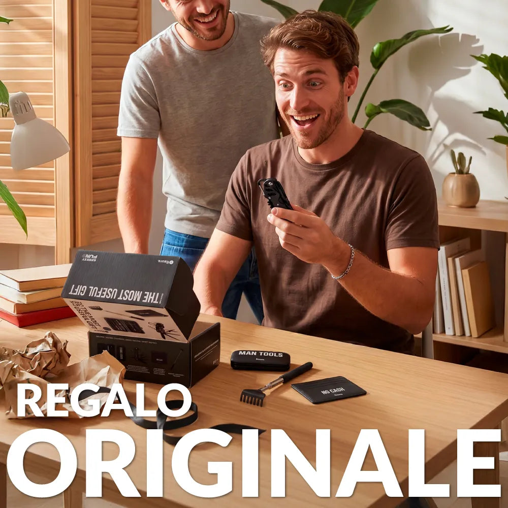 Pack Regalo "The Most Useful Gift" nero