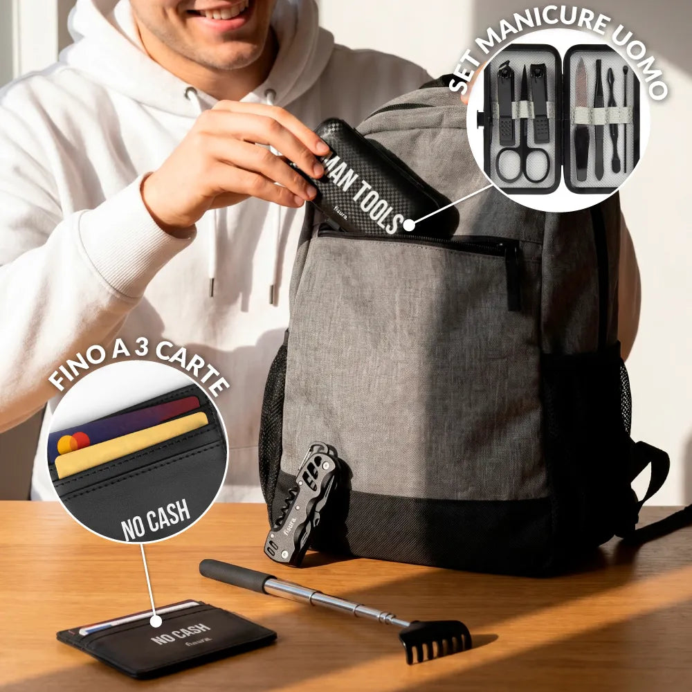 Pack Regalo "The Most Useful Gift" nero