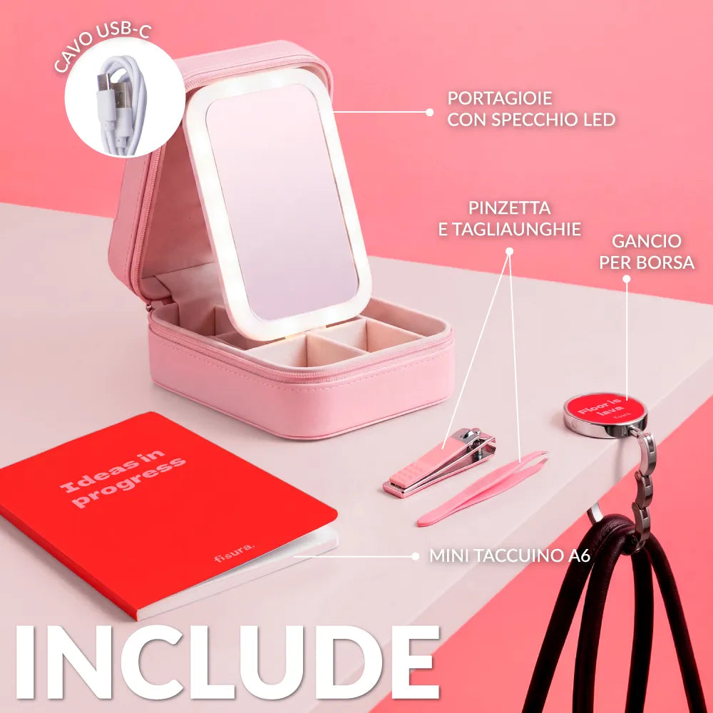 Confezione Regalo "The Most Useful Gift" rosa