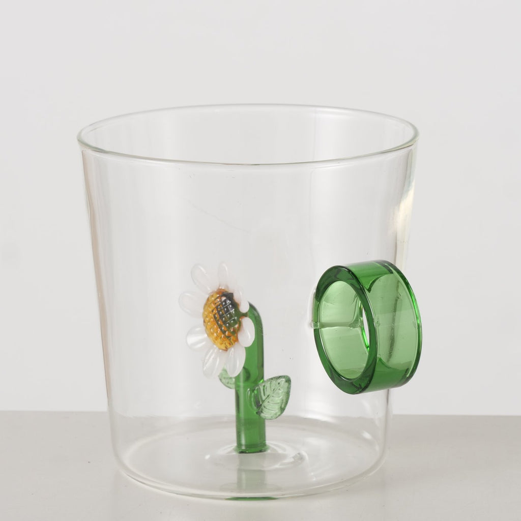 Tazza  vetro Sunflower