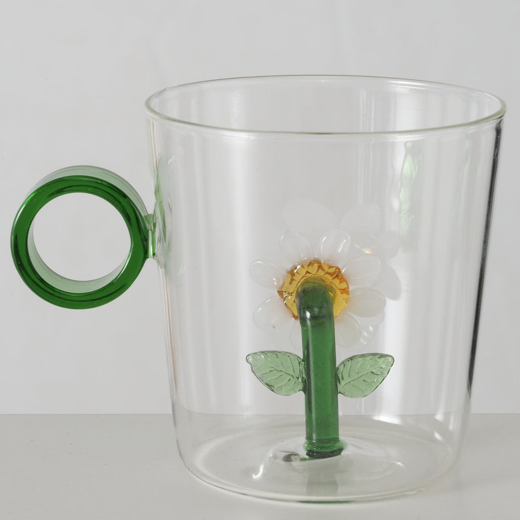 Tazza  vetro Sunflower