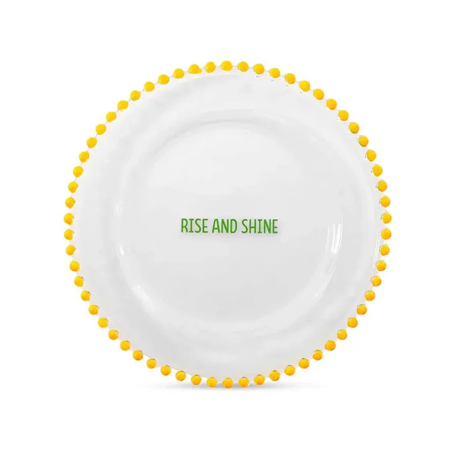 Set 2 piattini WD Life Style giallo e blu