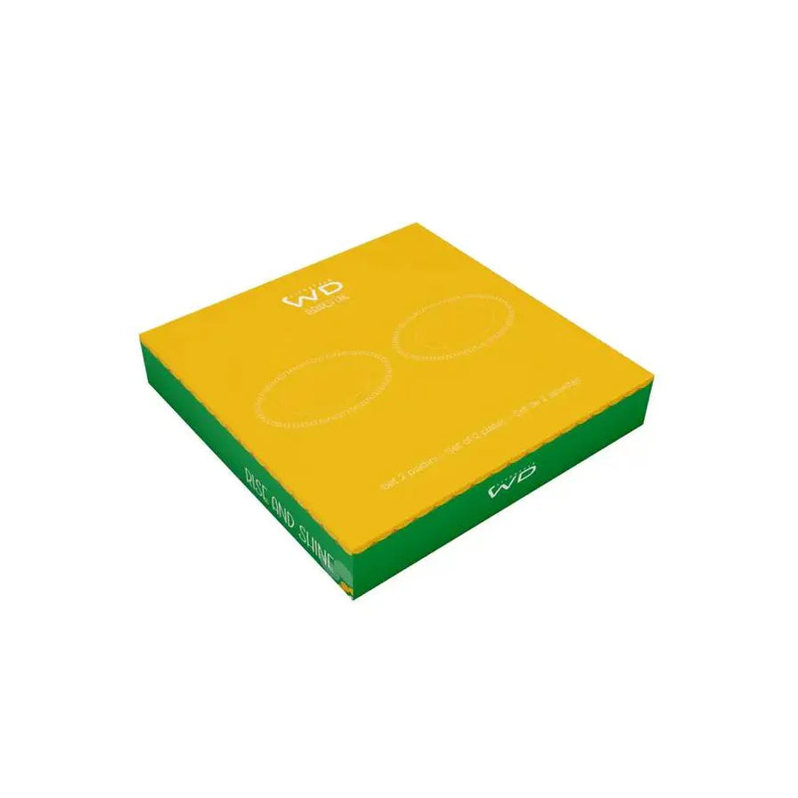 Set 2 piattini WD Life Style giallo e blu