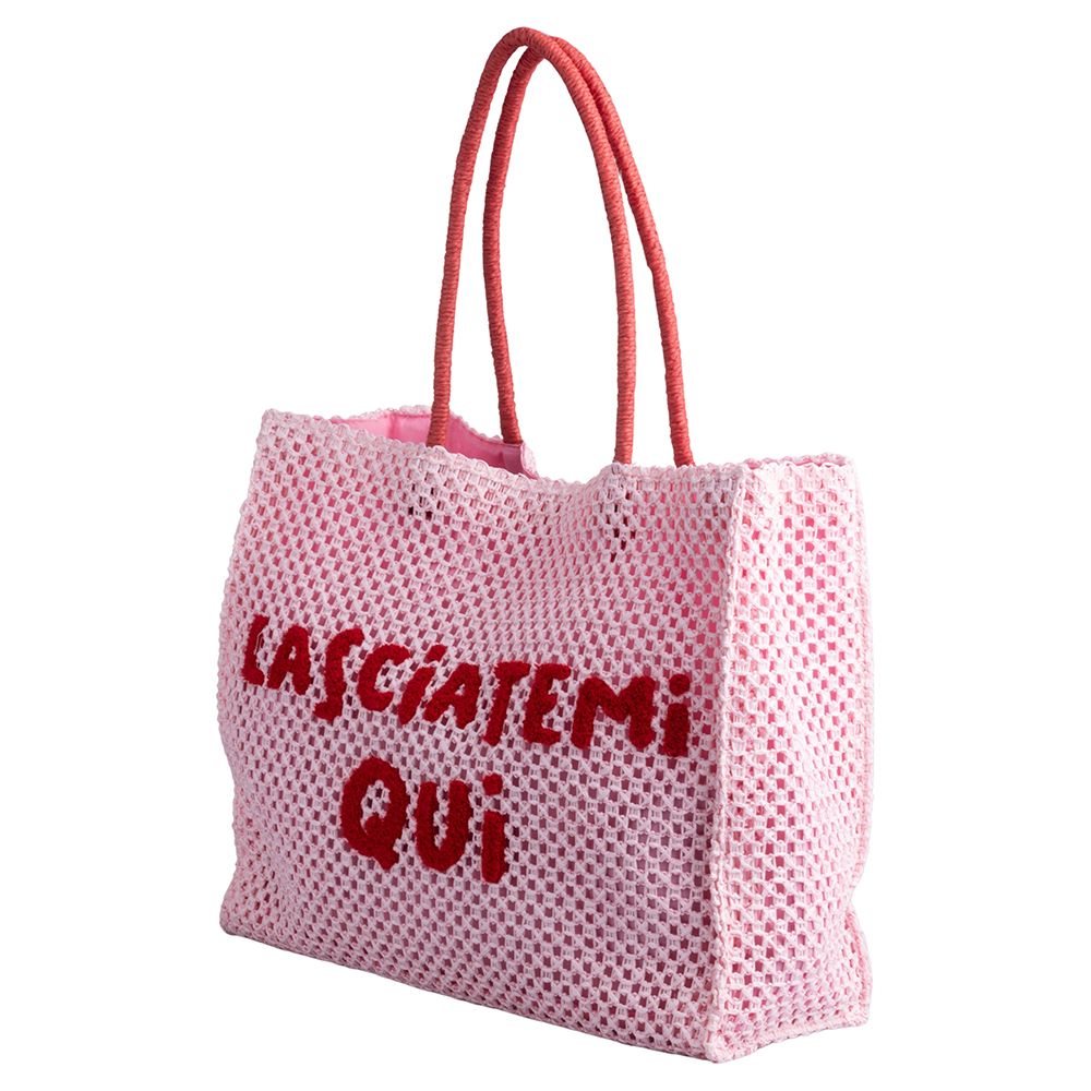 Borsa doppia impugnatura Lasciatemi Qui