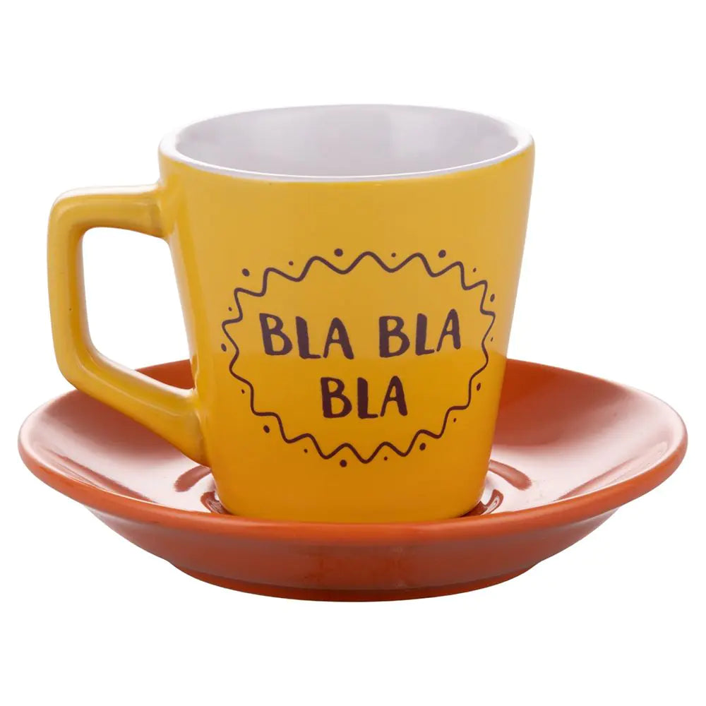 Set 6 tazzine caffè con piattino e stand