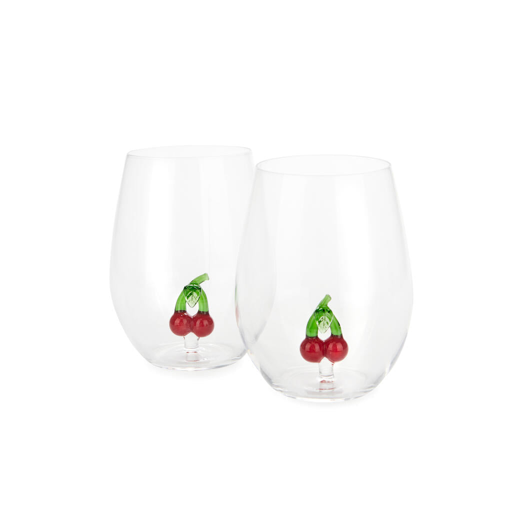 Set 2 Bicchieri Cherry