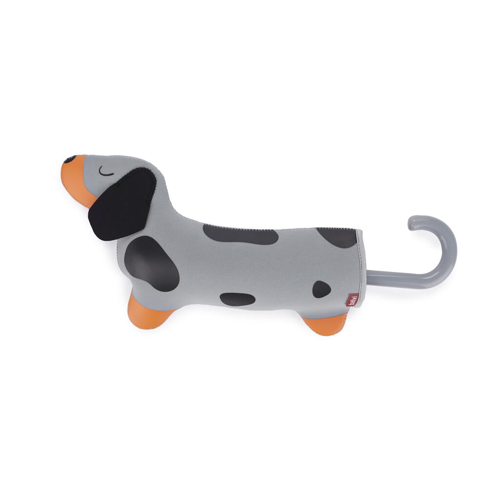 Ombrello Bassotto grigio con custodia