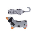 Ombrello Bassotto grigio con custodia