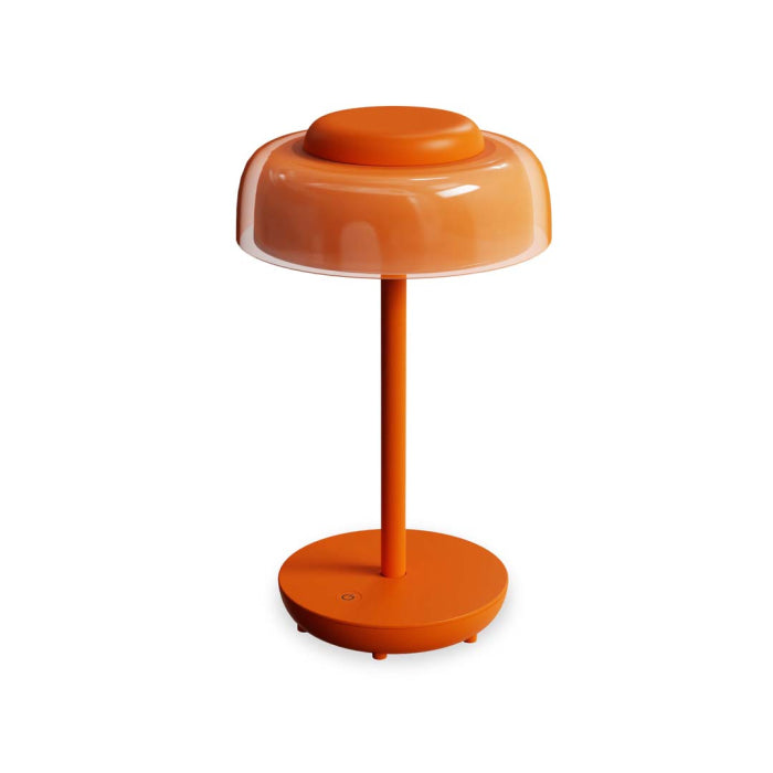 Lampada da comodino portatile arancio ricaricabile WD Life style